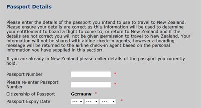 Passport Details